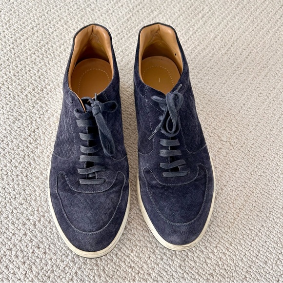 Authentic Blue Suede Giorgio Armani Sneaker. Size 9 - Picture 3 of 7